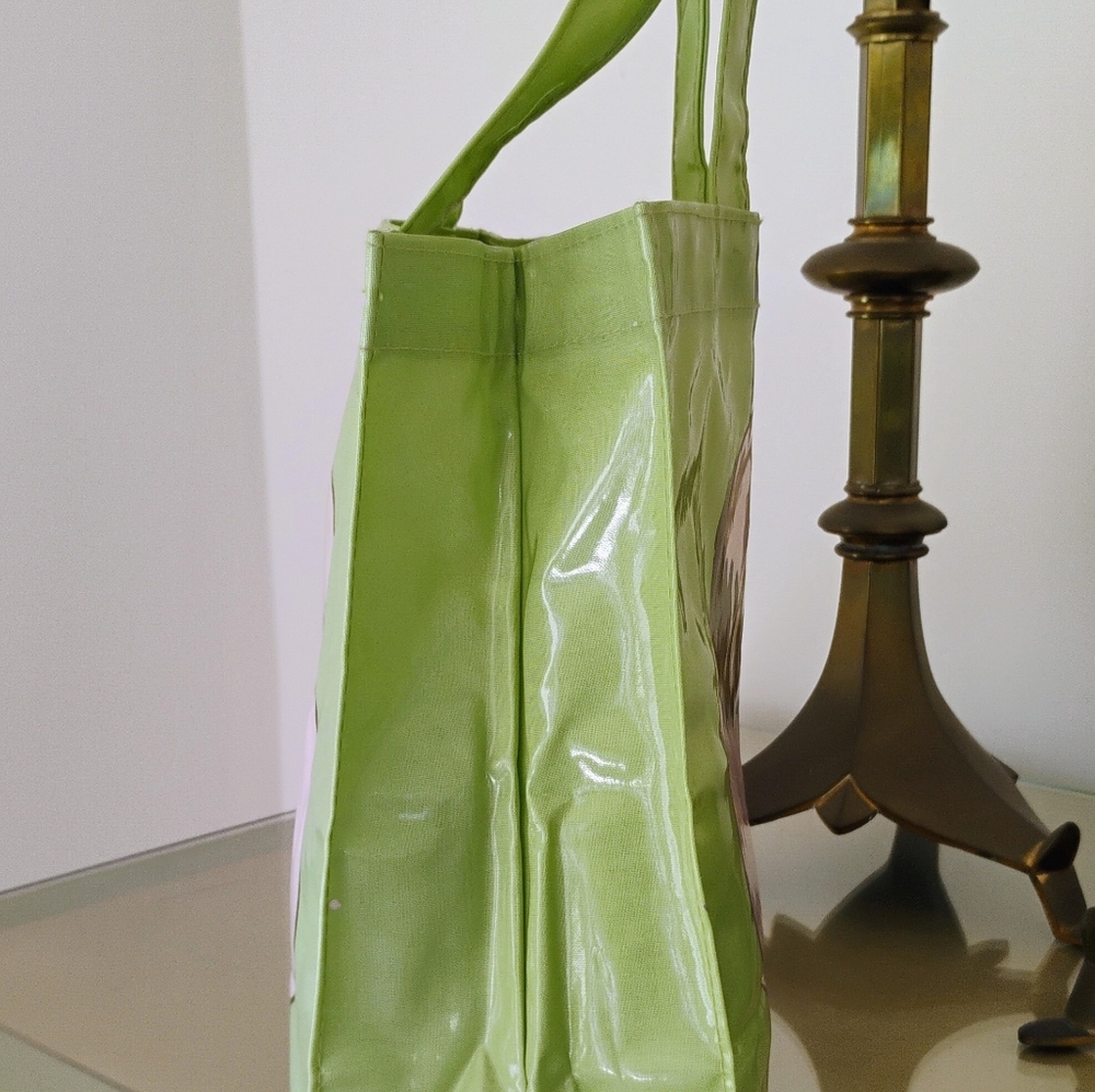 Laduree Green & Pink Tote Bag - Picture 4 of 8
